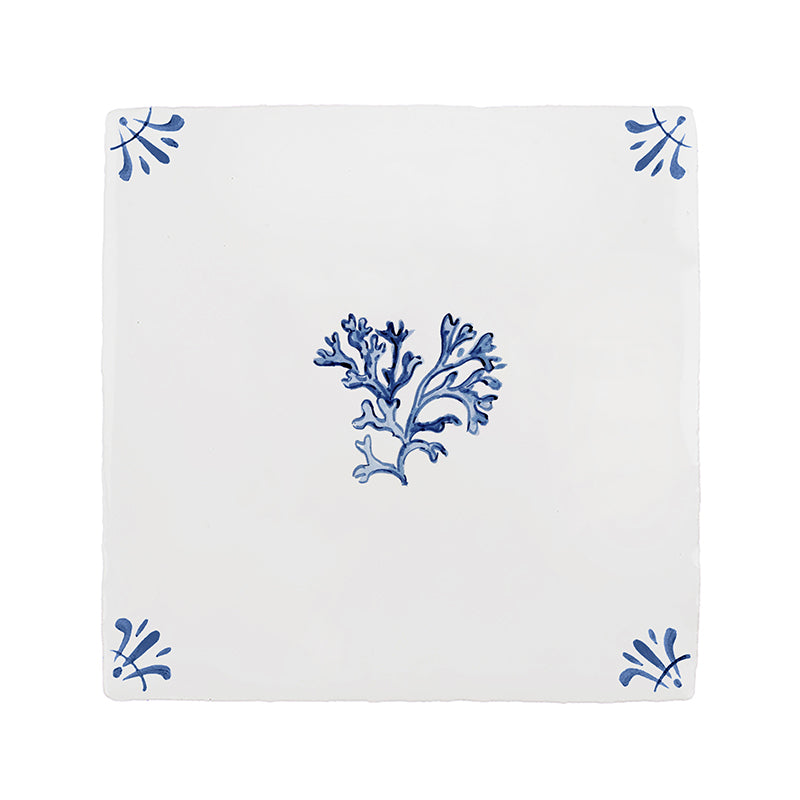 Seaweed Delft Tile
