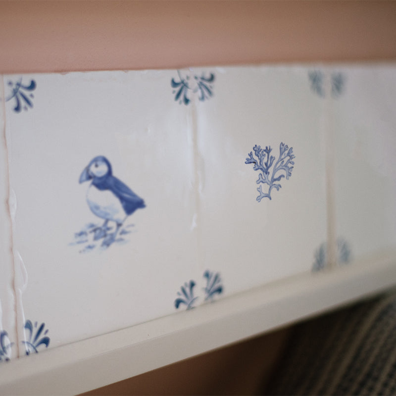 Seaweed Delft Tile