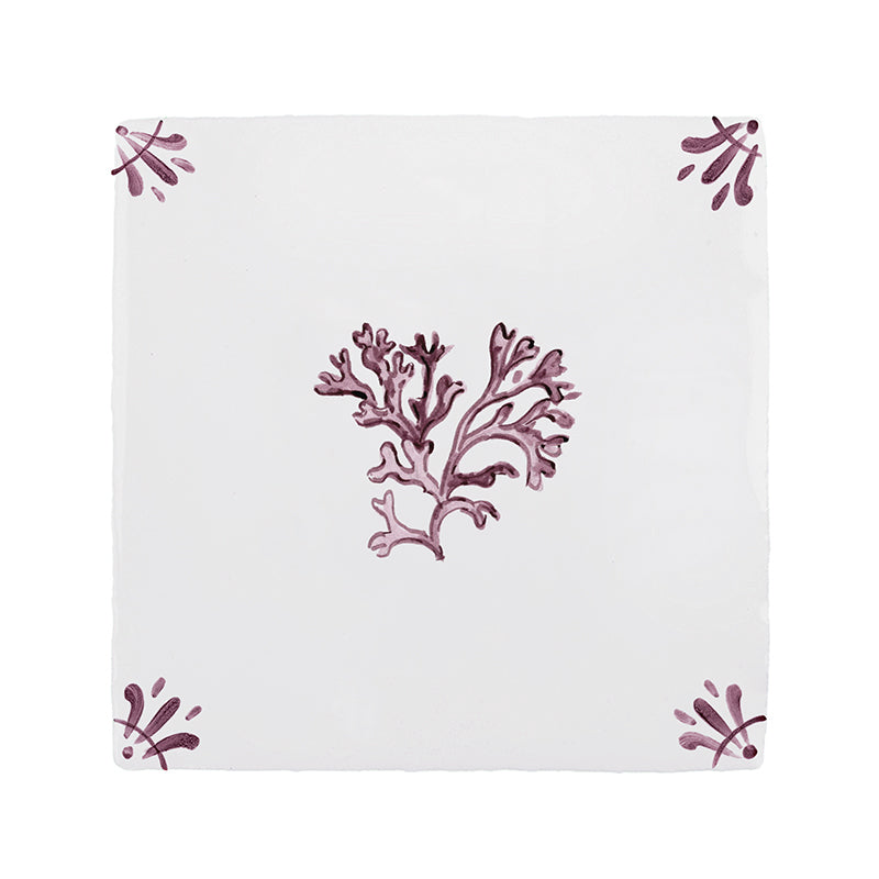 Seaweed Delft Tile