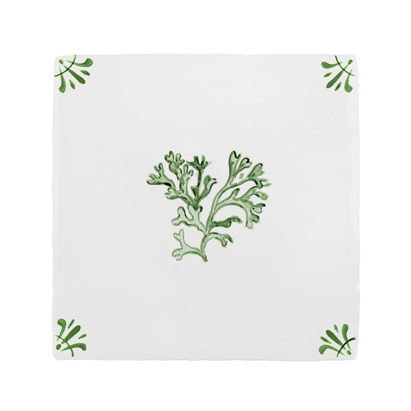 Seaweed Delft Tile