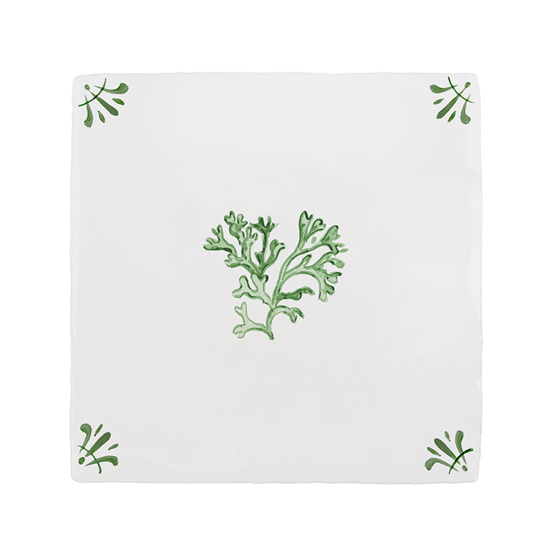 Seaweed Delft Tile