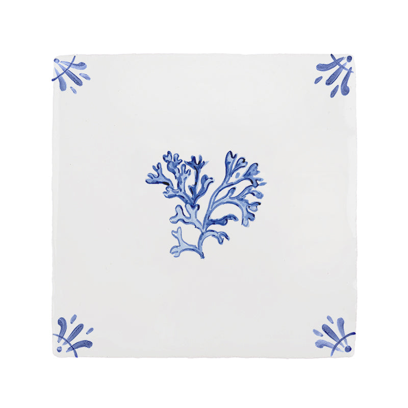 Seaweed Delft Tile