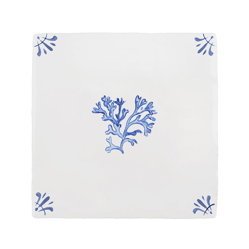 Seaweed Delft Tile