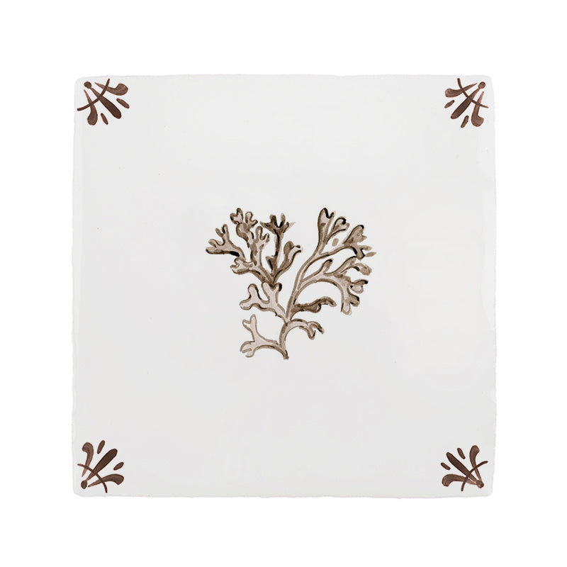 Seaweed Delft Tile