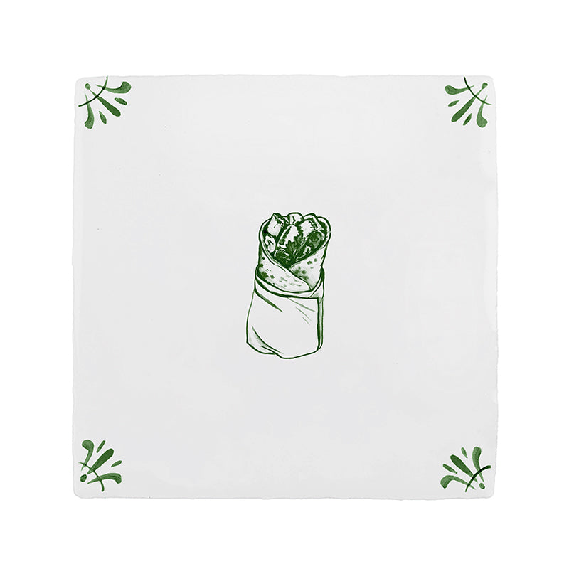 Shawarma Delft Tile