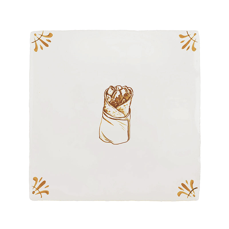 Shawarma Delft Tile