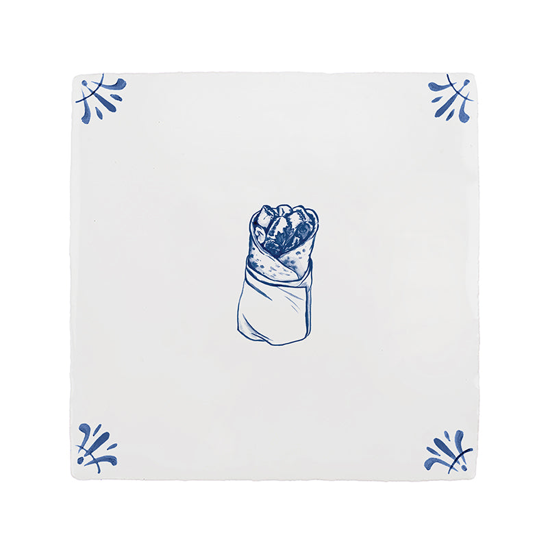 Shawarma Delft Tile