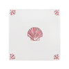 Scallop Shell Delft Tile