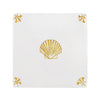 Scallop Shell Delft Tile