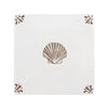 Scallop Shell Delft Tile