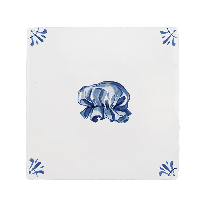Shower Cap Delft Tile