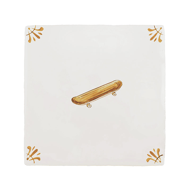 Skateboard Delft Tile