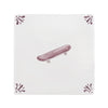Skateboard Delft Tile