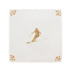 Skier Delft Tile