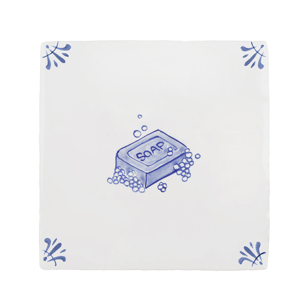 Bar of Soap Delft Tile
