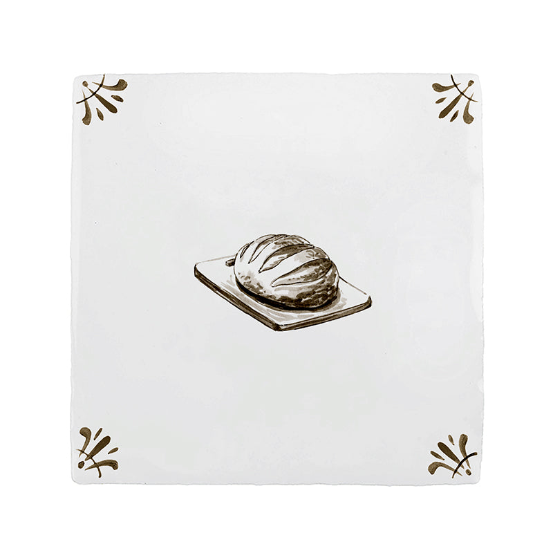 Sourdough Loaf Delft Tile