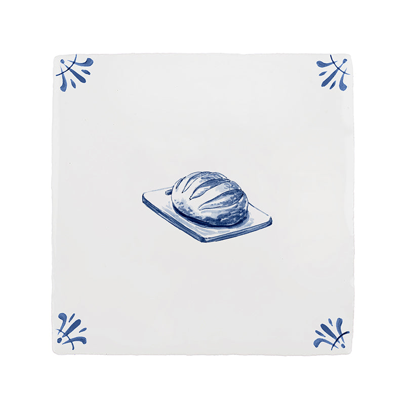 Sourdough Loaf Delft Tile
