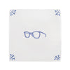 Spectacles Delft Tile