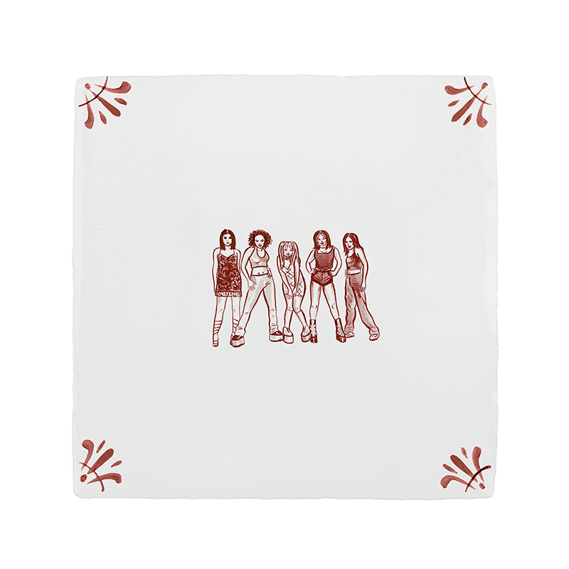 Spice Girls Delft Tile
