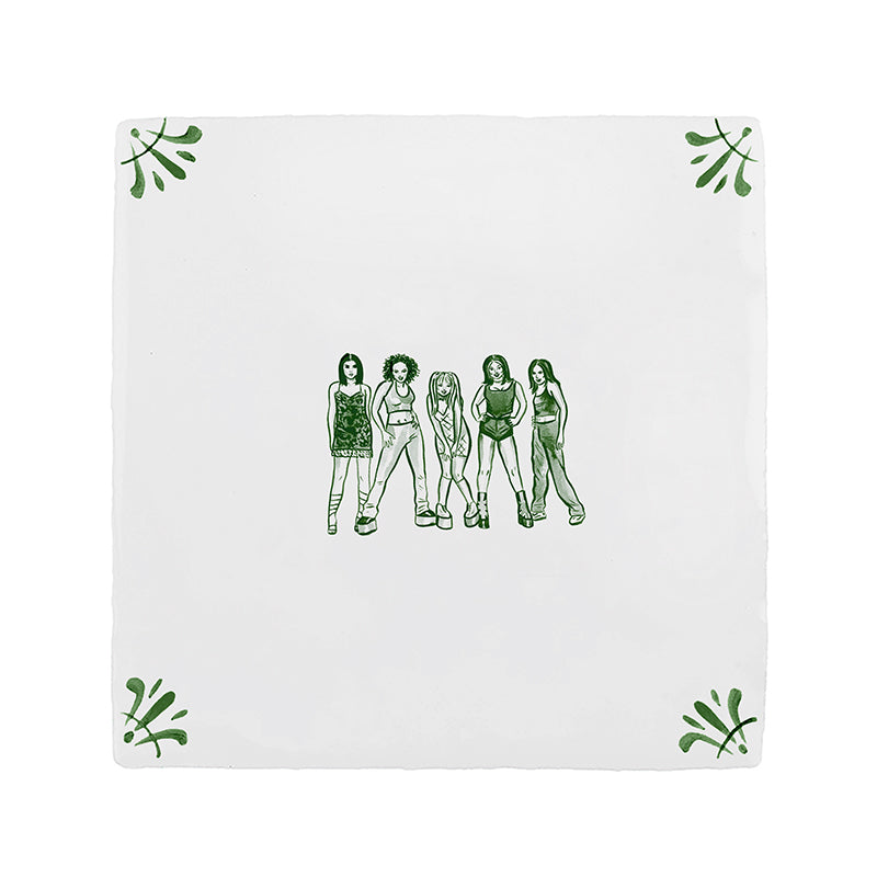 Spice Girls Delft Tile