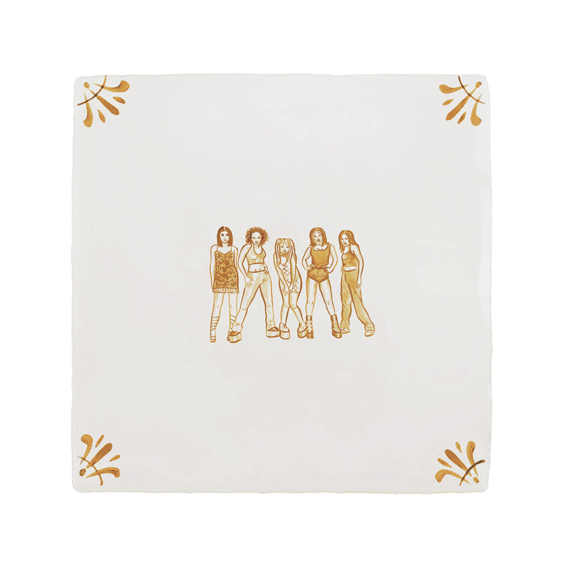 Spice Girls Delft Tile