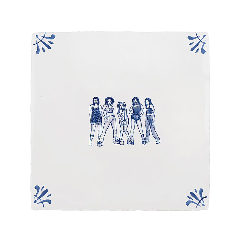 Spice Girls Delft Tile