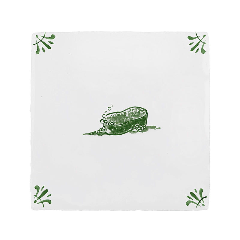 Sponge Delft Tile