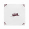 Sponge Delft Tile
