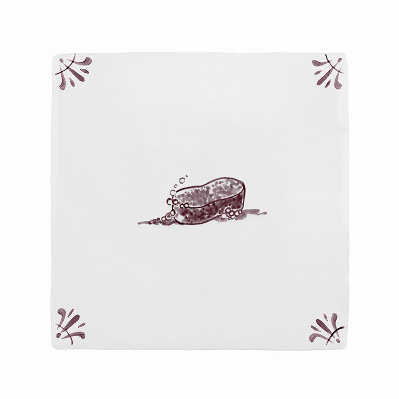 Sponge Delft Tile