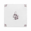 Squirrel Delft Tile