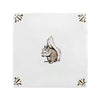 Squirrel Delft Tile