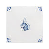 Squirrel Delft Tile