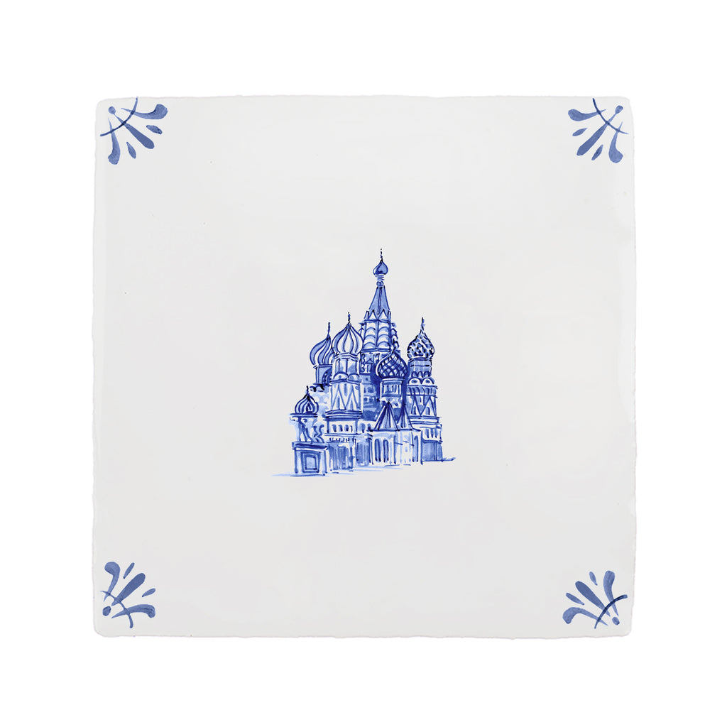 St Basils Cathedral Delft Tile