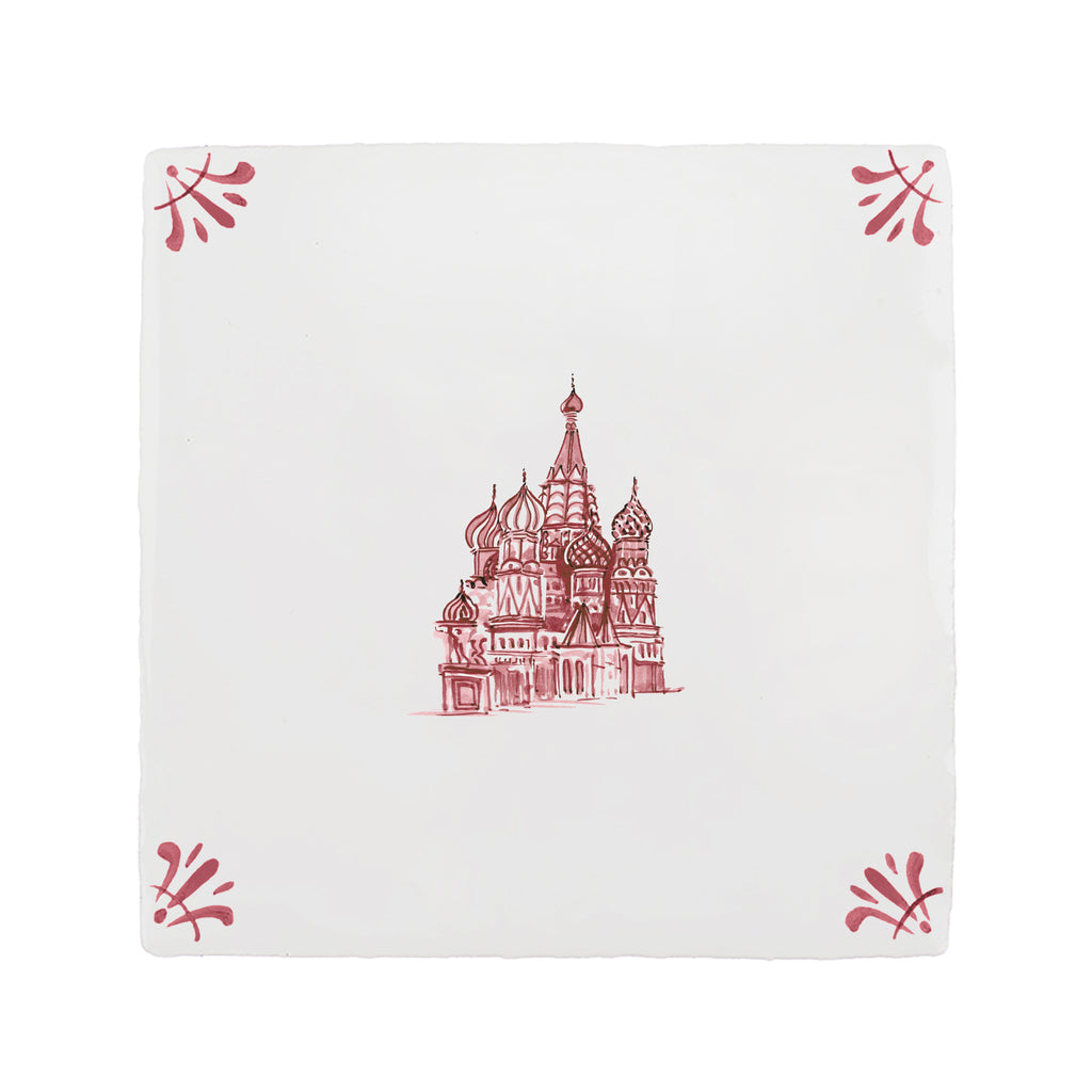 St Basils Cathedral Delft Tile