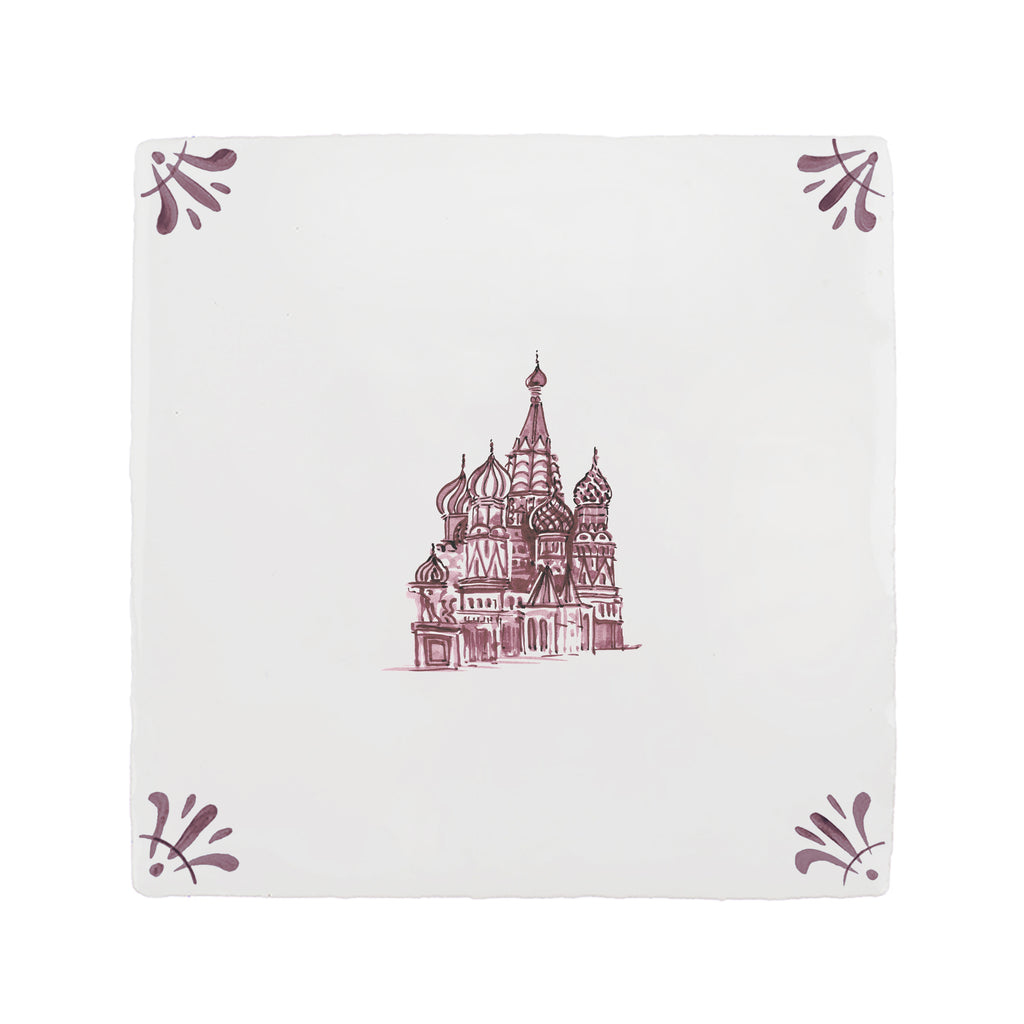 St Basils Cathedral Delft Tile