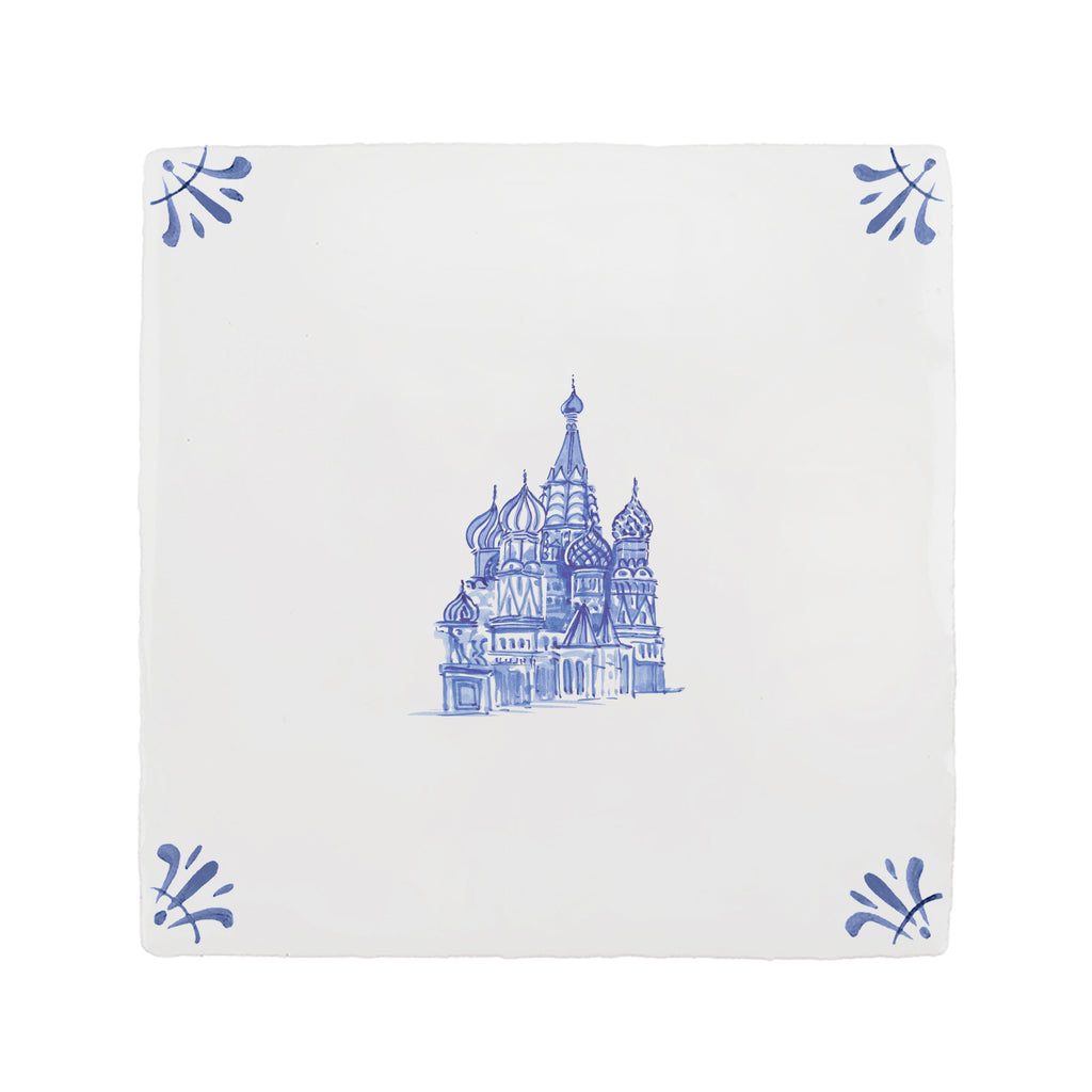 St Basils Cathedral Delft Tile