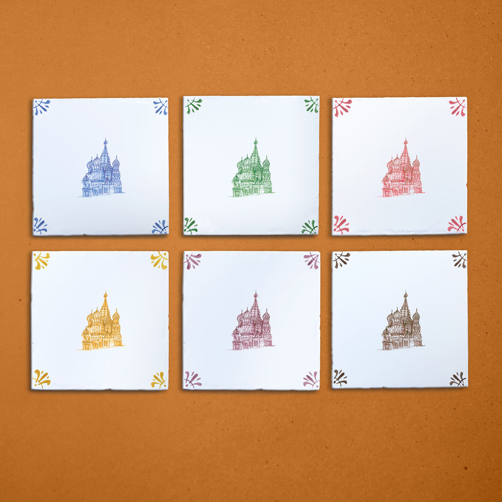 St Basils Cathedral Delft Tile