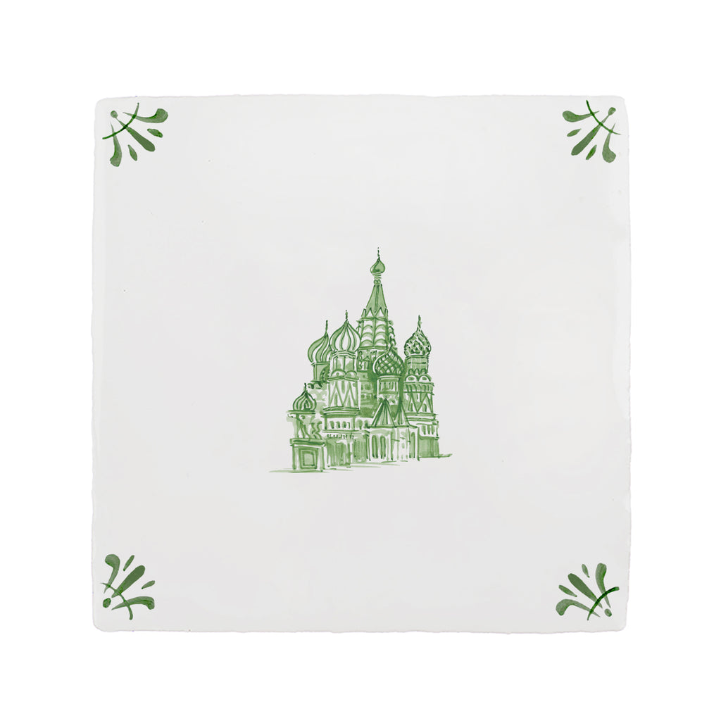 St Basils Cathedral Delft Tile
