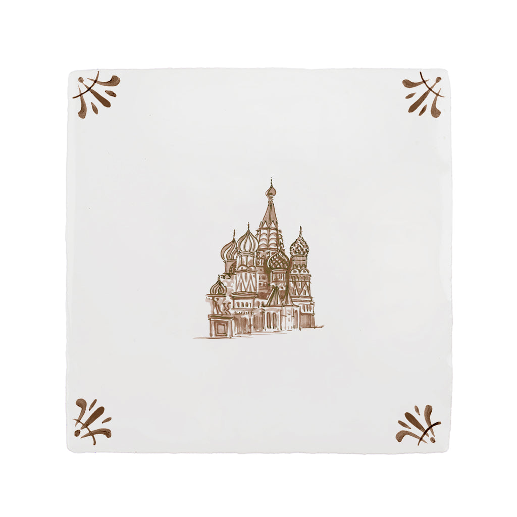 St Basils Cathedral Delft Tile