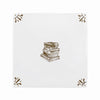 Stacked Books Delft Tile