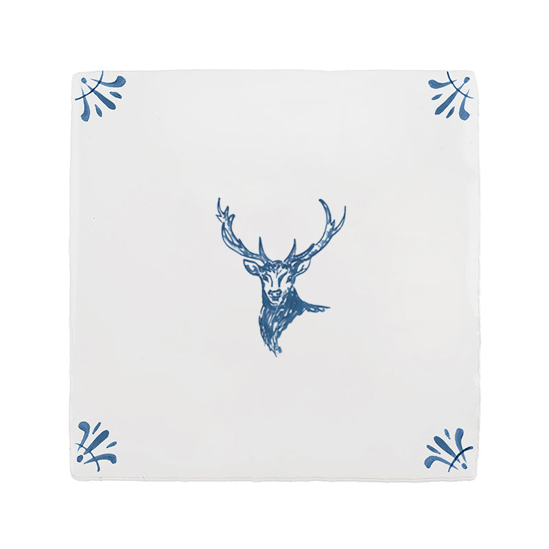 Stag Delft Tile