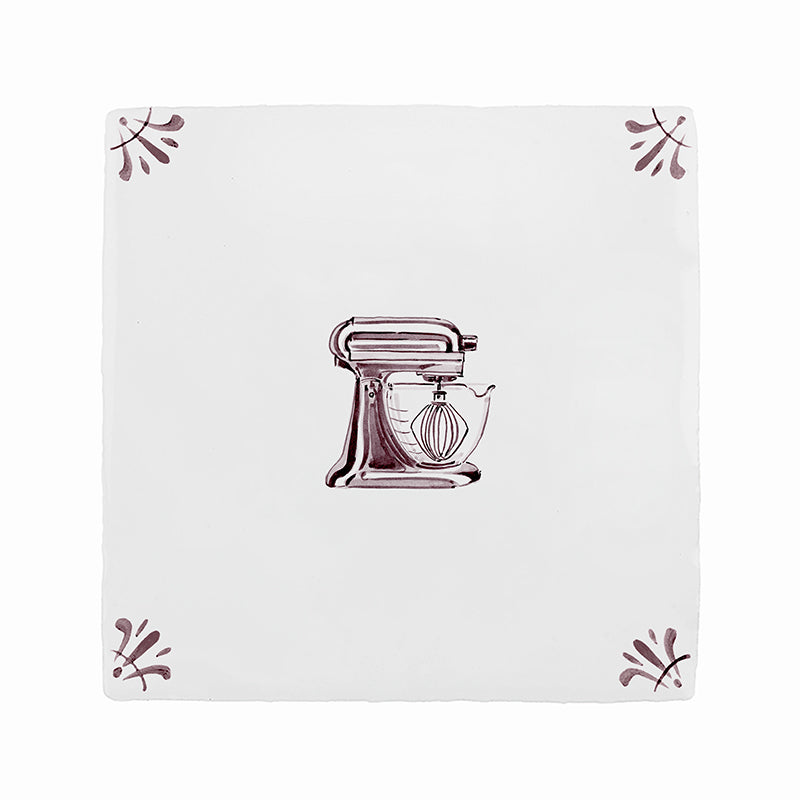 Stand Mixer Delft Tile