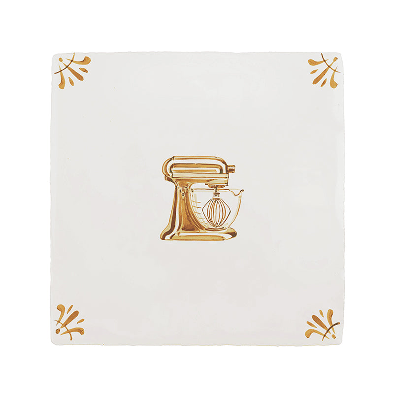 Stand Mixer Delft Tile
