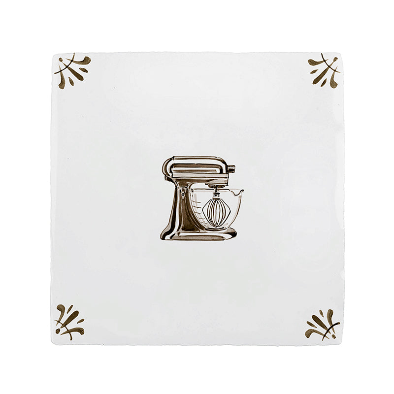 Stand Mixer Delft Tile