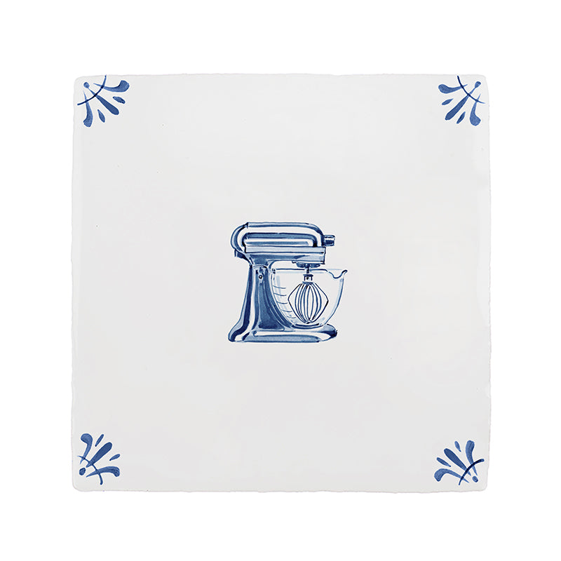 Stand Mixer Delft Tile