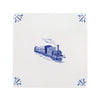 Steam Train Delft Tile