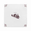 Steam Train Delft Tile