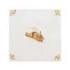 Steam Train Delft Tile