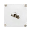Steam Train Delft Tile