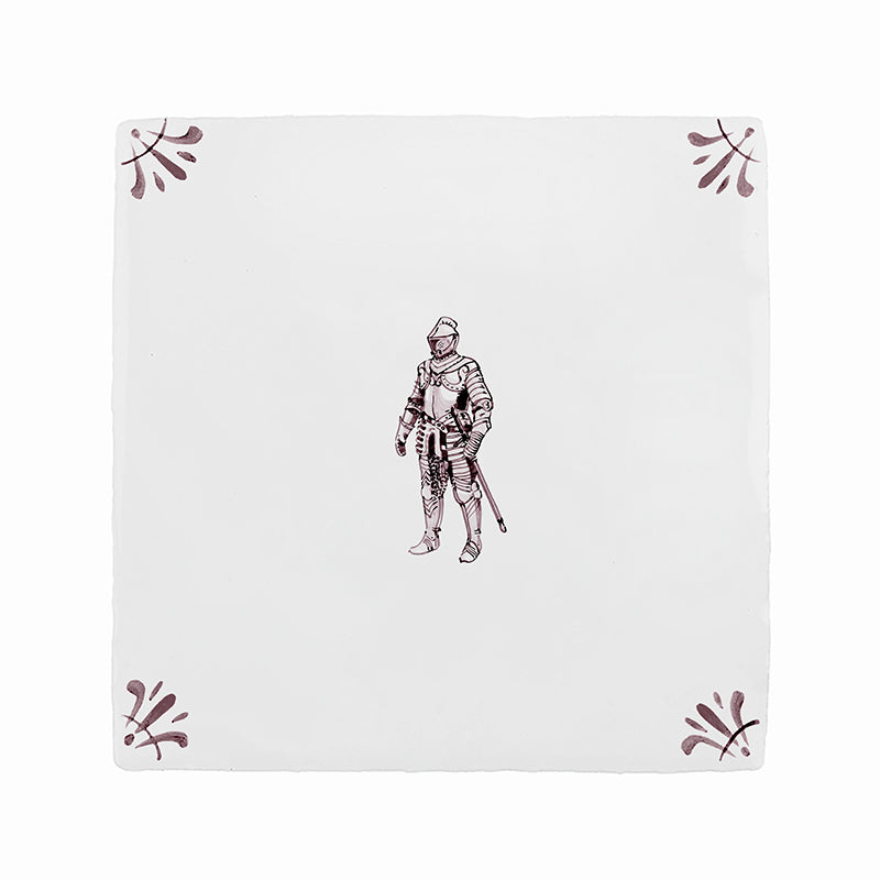 Suit of Armour Delft Tile
